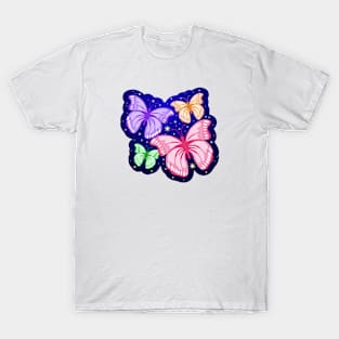 Cute Butterflies Design T-Shirt